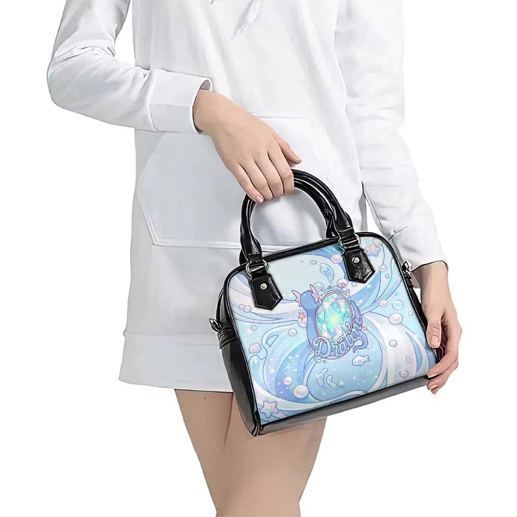 Dratini Shoulder Handbag Pastel Aquatic Crystal Art
