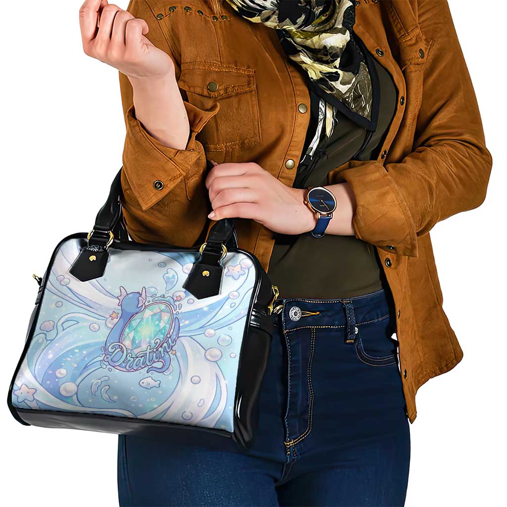 Dratini Shoulder Handbag Pastel Aquatic Crystal Art