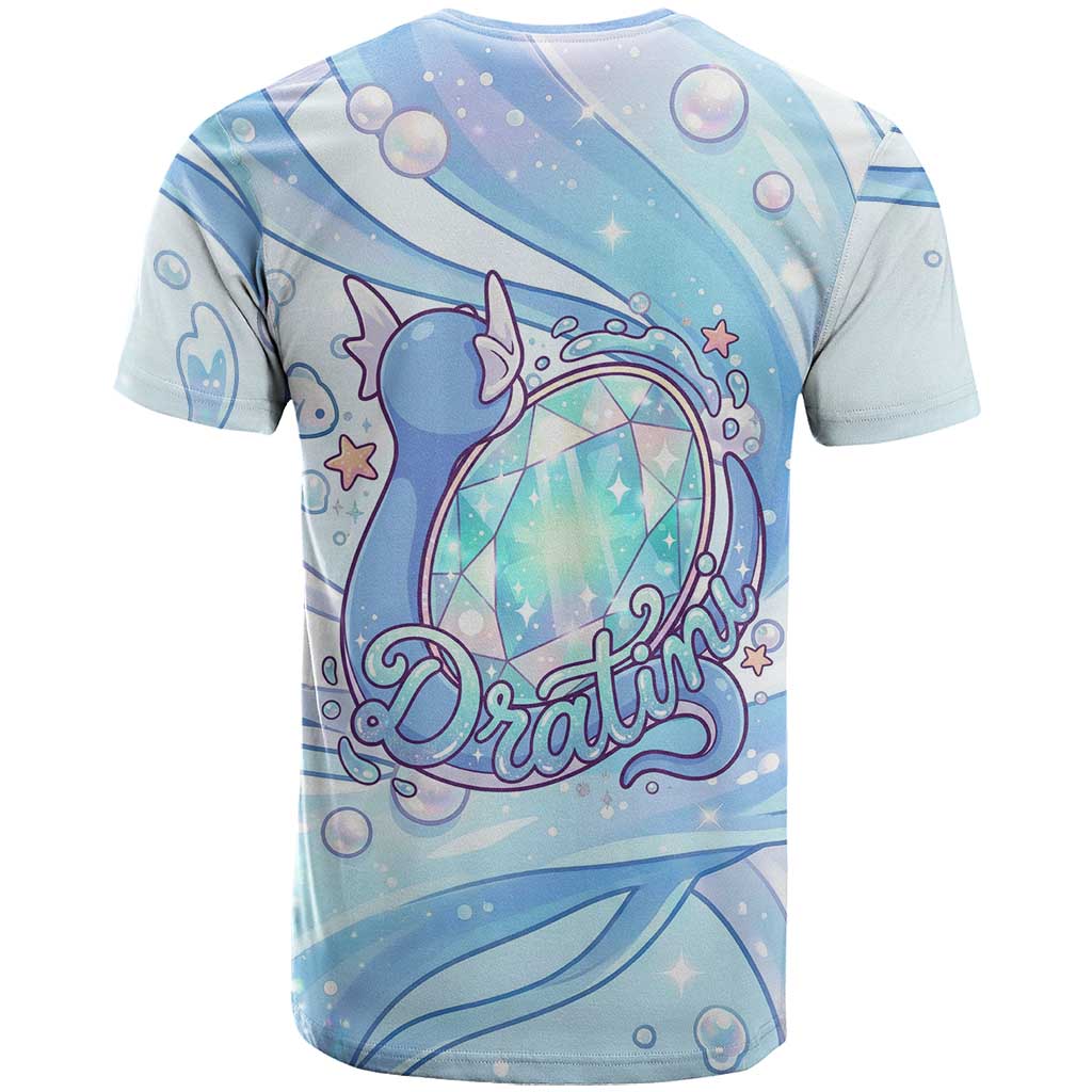 Dratini T Shirt Pastel Aquatic Crystal Art