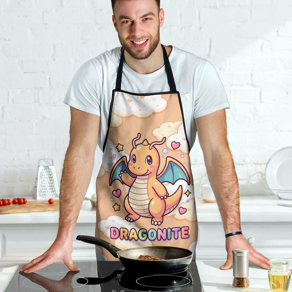 Dragonite Apron Whimsical Pastel Cloud Art