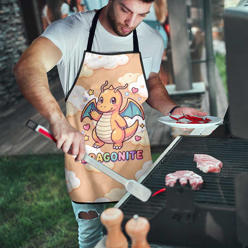 Dragonite Apron Whimsical Pastel Cloud Art