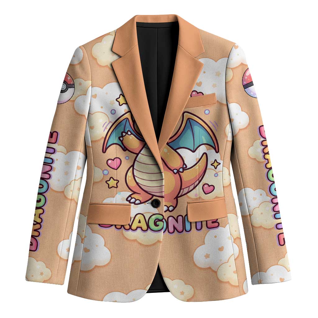 Dragonite Blazer Whimsical Pastel Cloud Art