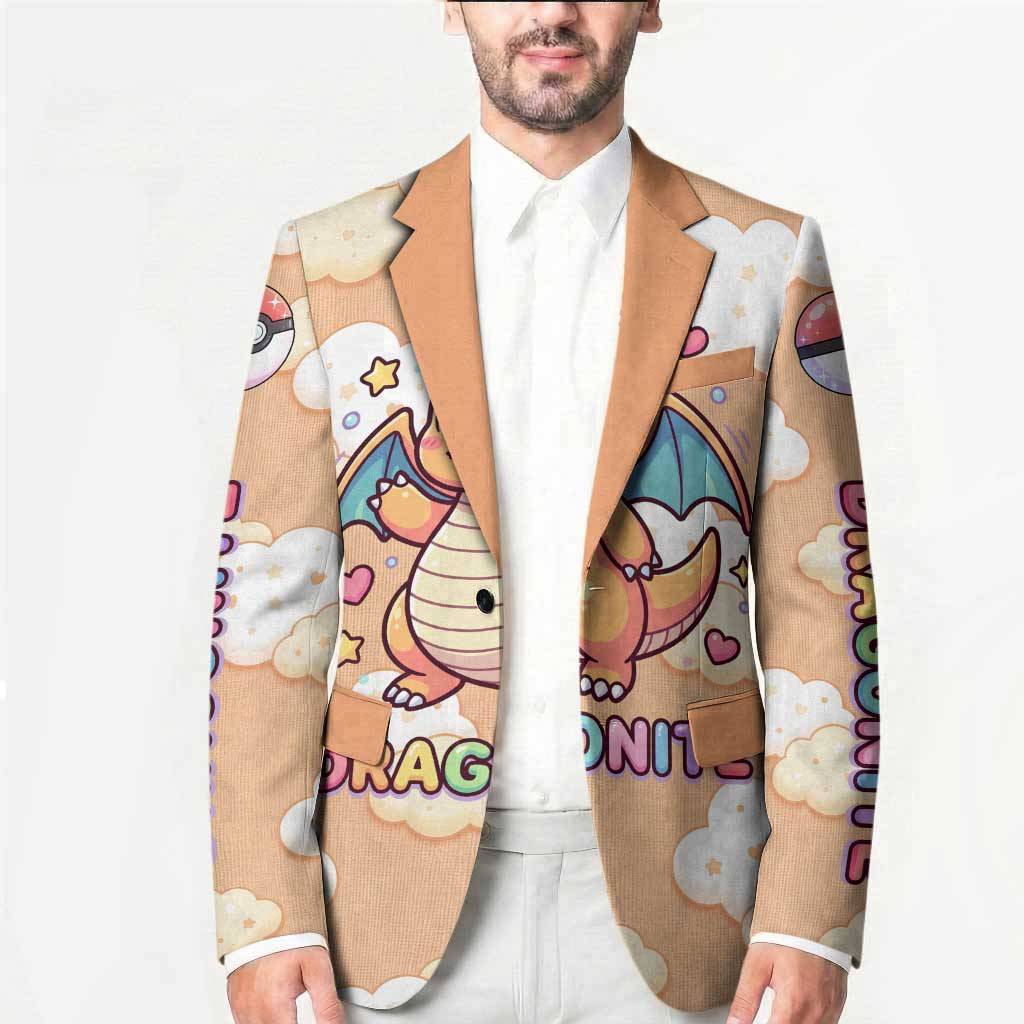 Dragonite Blazer Whimsical Pastel Cloud Art