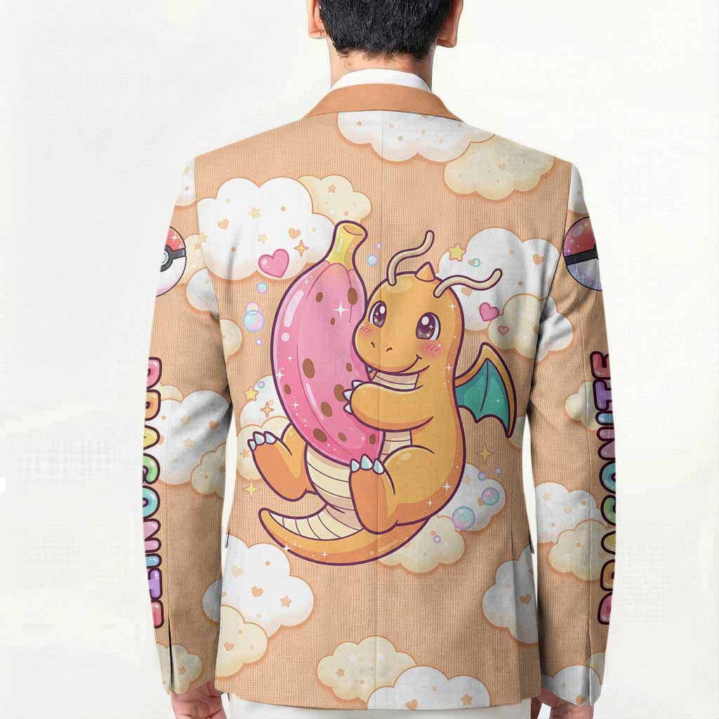 Dragonite Blazer Whimsical Pastel Cloud Art