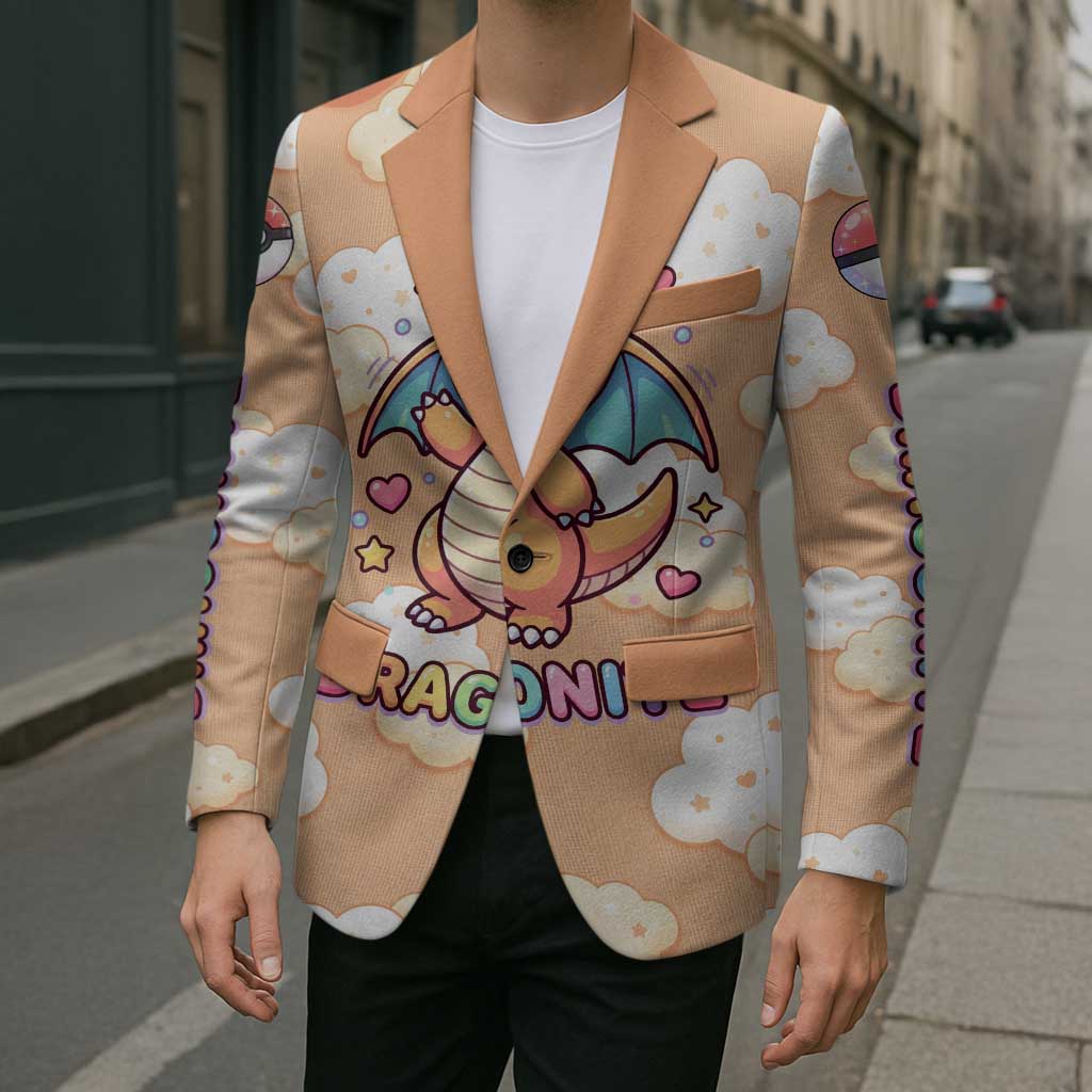 Dragonite Blazer Whimsical Pastel Cloud Art