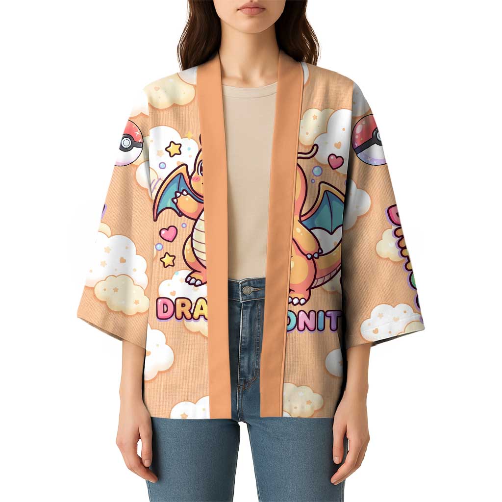 Dragonite Kimono Whimsical Pastel Cloud Art