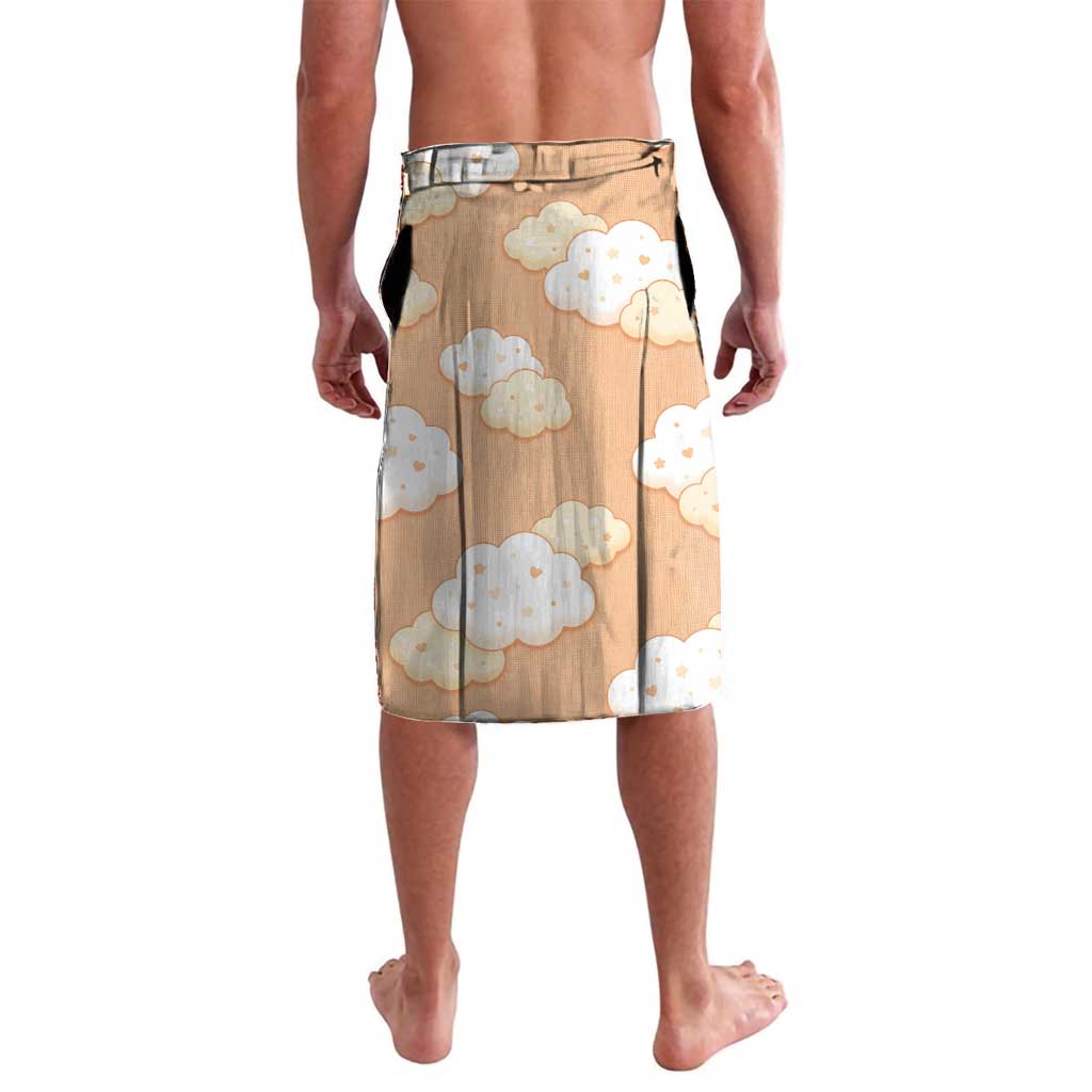 Dragonite Lavalava Whimsical Pastel Cloud Art