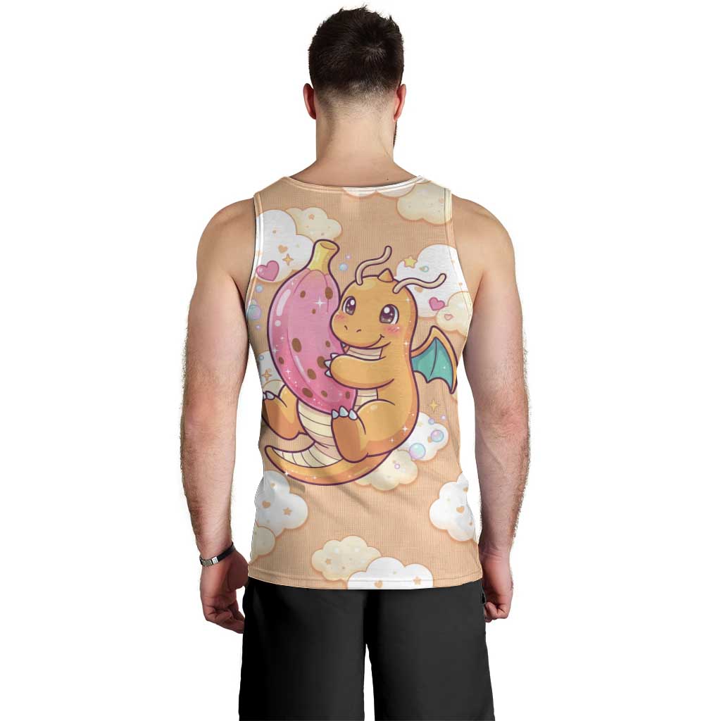 Dragonite Men Tank Top Whimsical Pastel Cloud Art