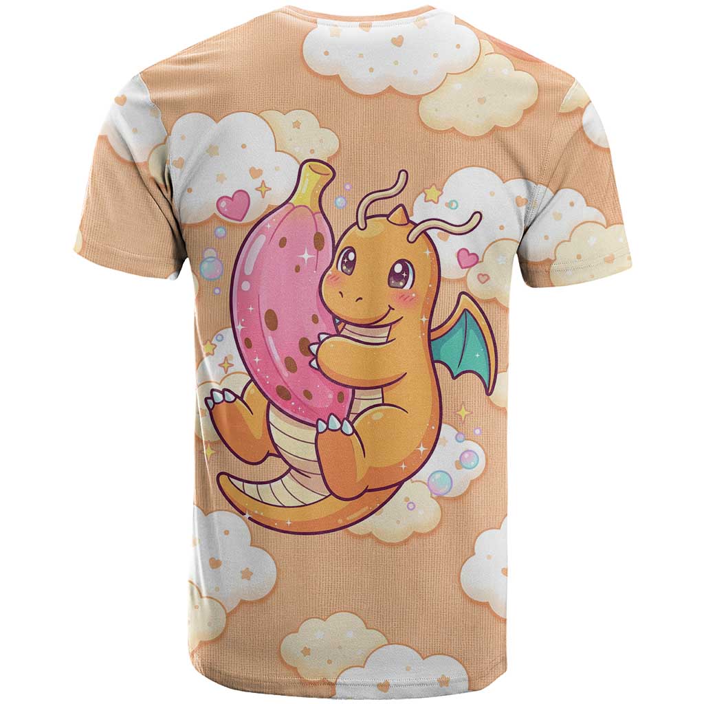 Dragonite T Shirt Whimsical Pastel Cloud Art