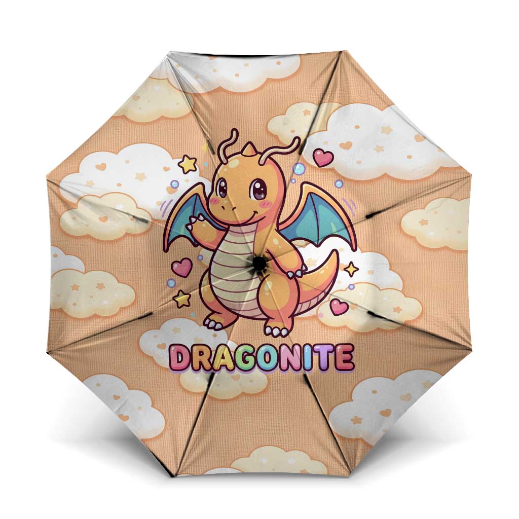 Dragonite Umbrella Whimsical Pastel Cloud Art