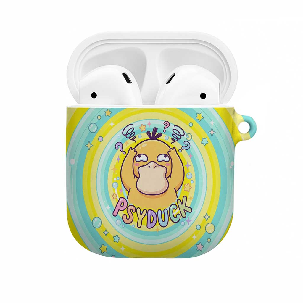Psyduck AirPods Case Vibrant Kawaii Splash Art