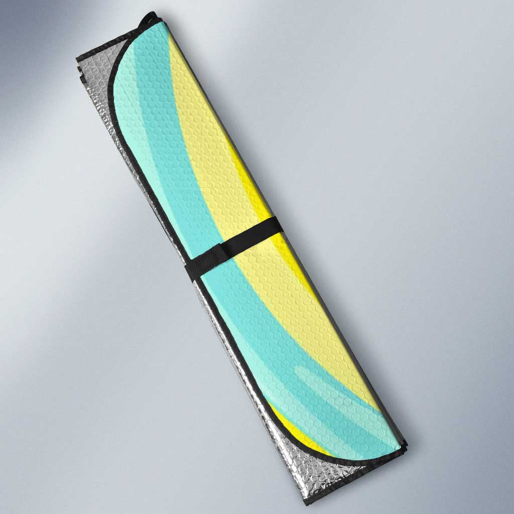 Psyduck Auto Sun Shade Vibrant Kawaii Splash Art