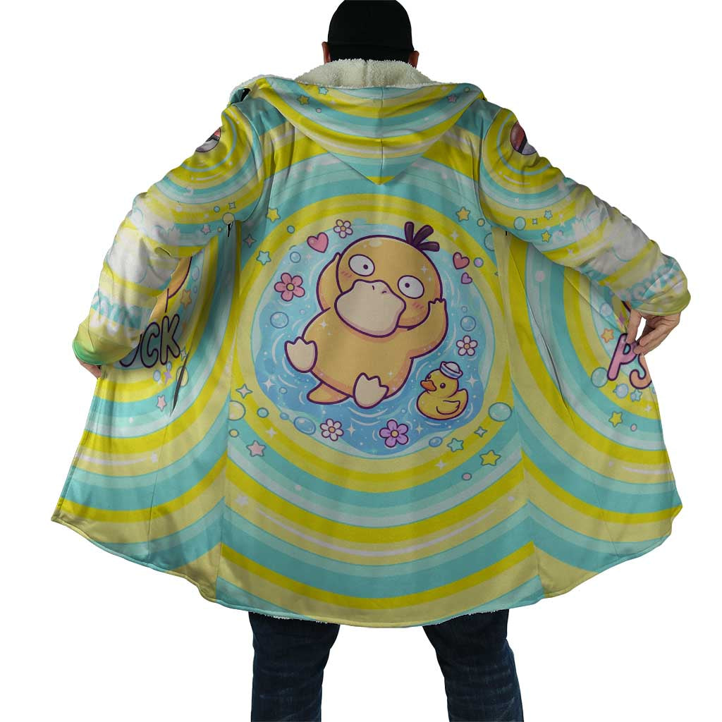 Psyduck Cloak Vibrant Kawaii Splash Art