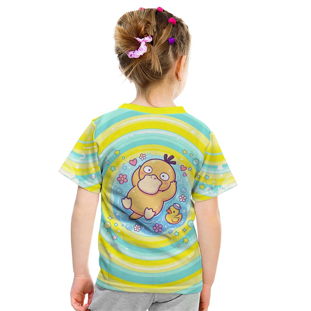 Psyduck Kid T Shirt Vibrant Kawaii Splash Art