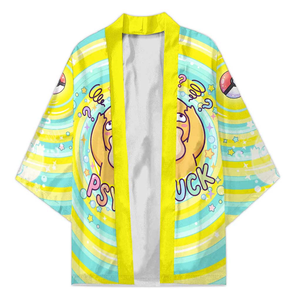 Psyduck Kimono Vibrant Kawaii Splash Art