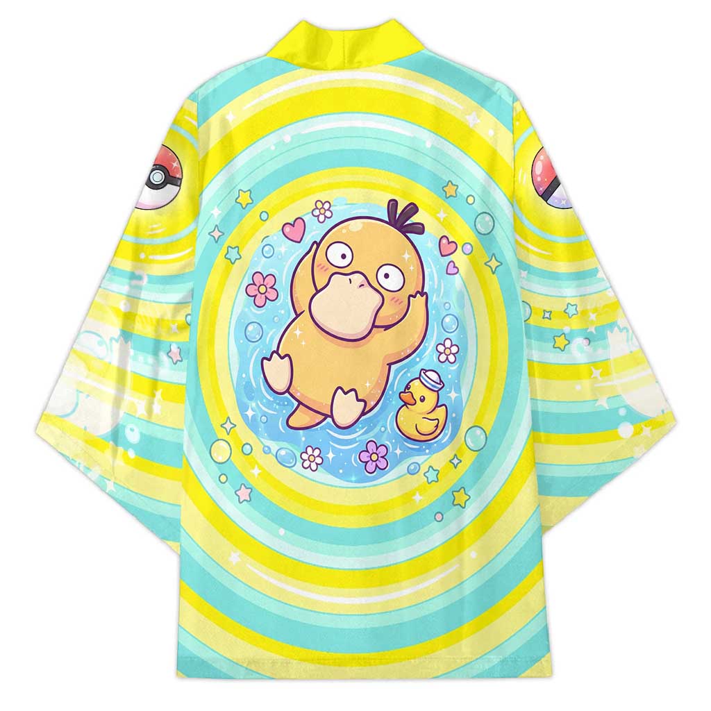 Psyduck Kimono Vibrant Kawaii Splash Art