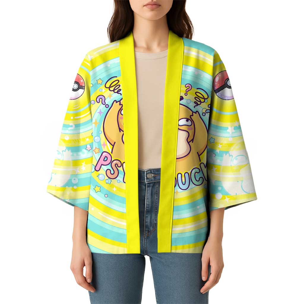 Psyduck Kimono Vibrant Kawaii Splash Art