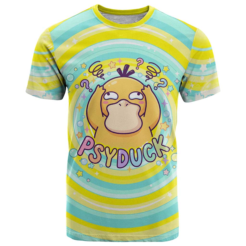 Psyduck T Shirt Vibrant Kawaii Splash Art