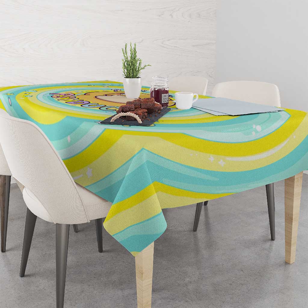 Psyduck Tablecloth Vibrant Kawaii Splash Art