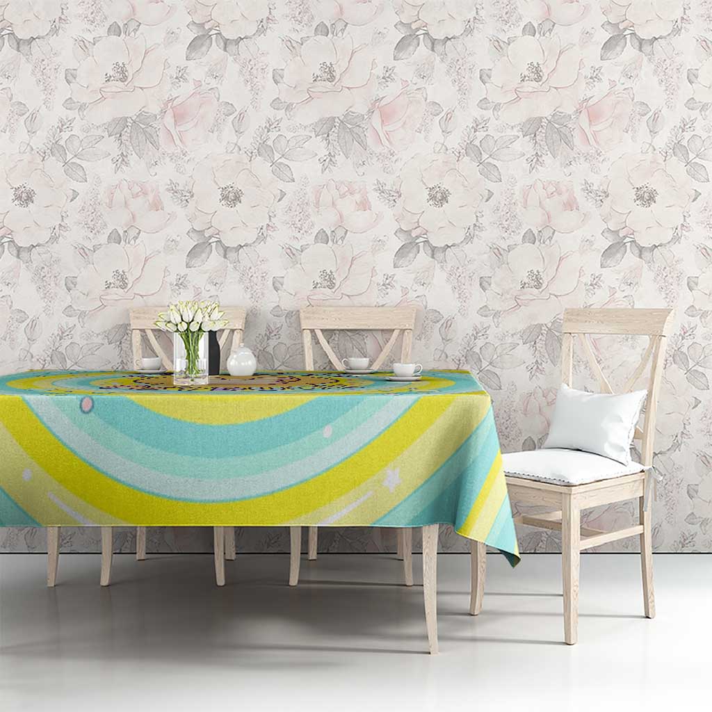 Psyduck Tablecloth Vibrant Kawaii Splash Art
