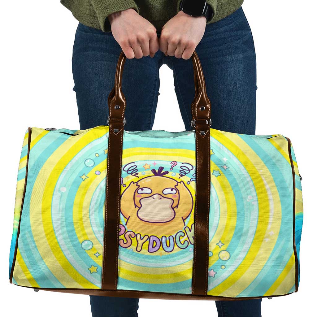 Psyduck Travel Bag Vibrant Kawaii Splash Art