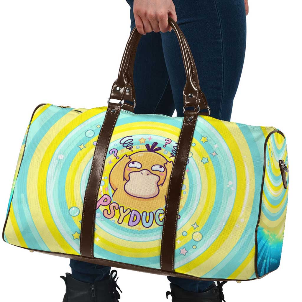 Psyduck Travel Bag Vibrant Kawaii Splash Art