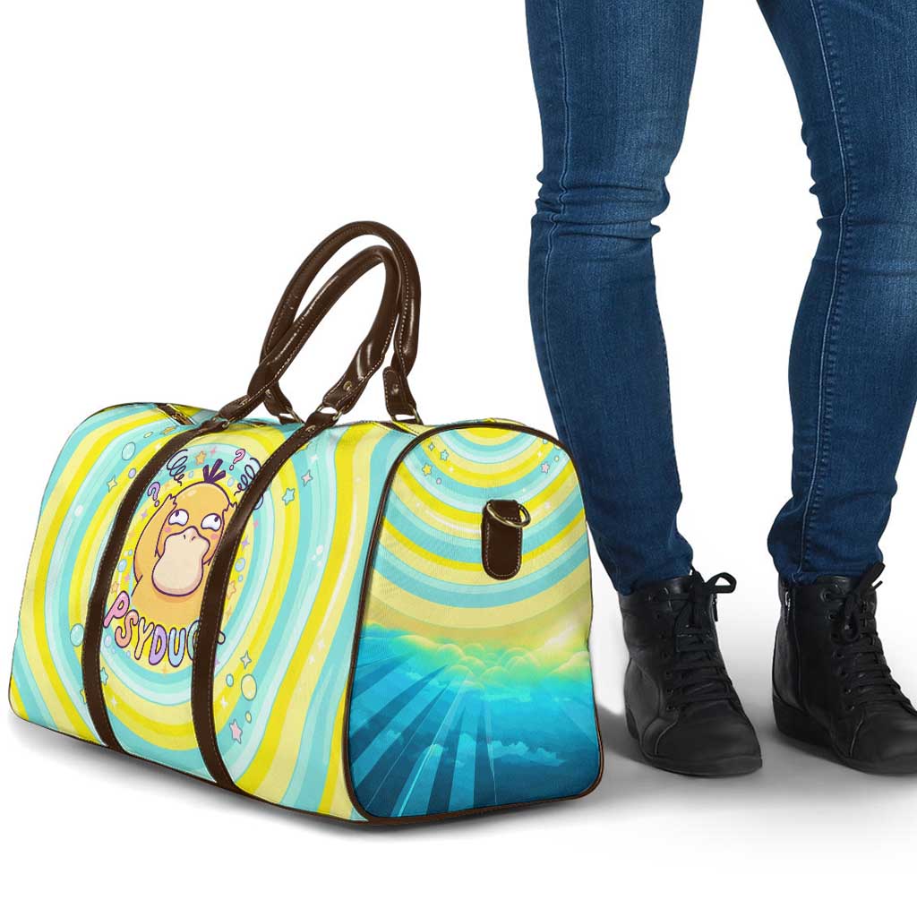 Psyduck Travel Bag Vibrant Kawaii Splash Art