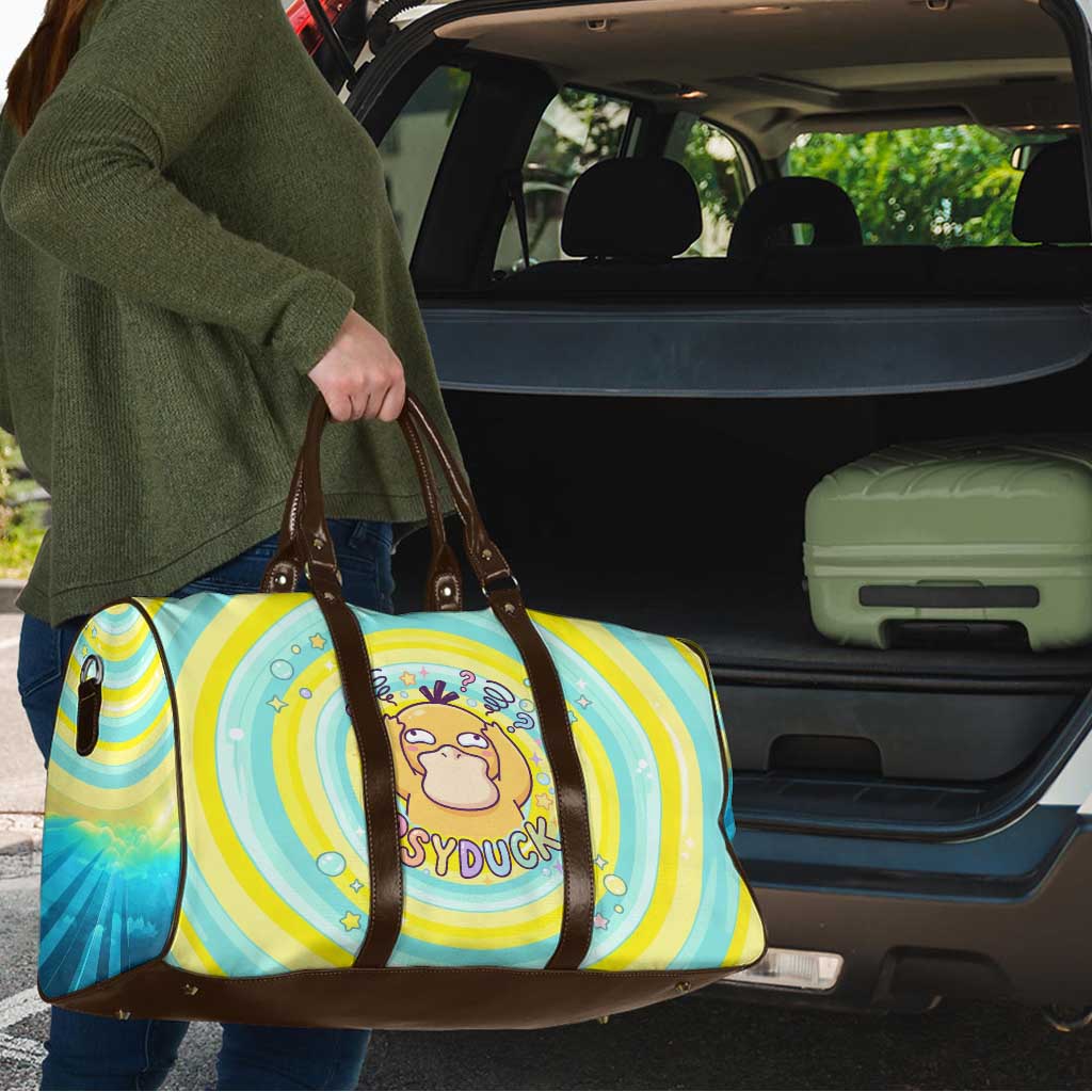 Psyduck Travel Bag Vibrant Kawaii Splash Art
