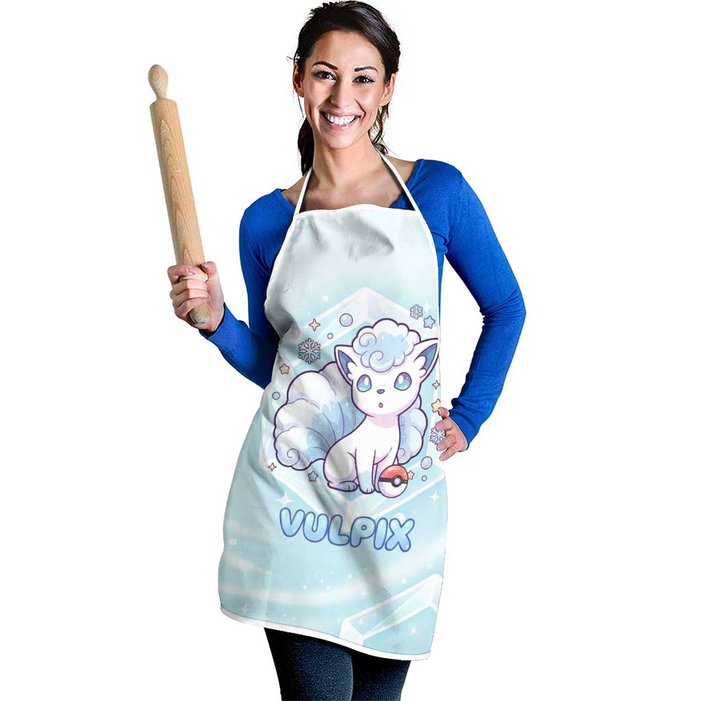 Vulpix Apron Frosted Pastel Ice Crystal Art
