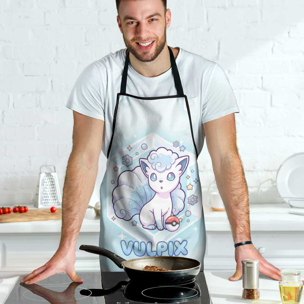Vulpix Apron Frosted Pastel Ice Crystal Art