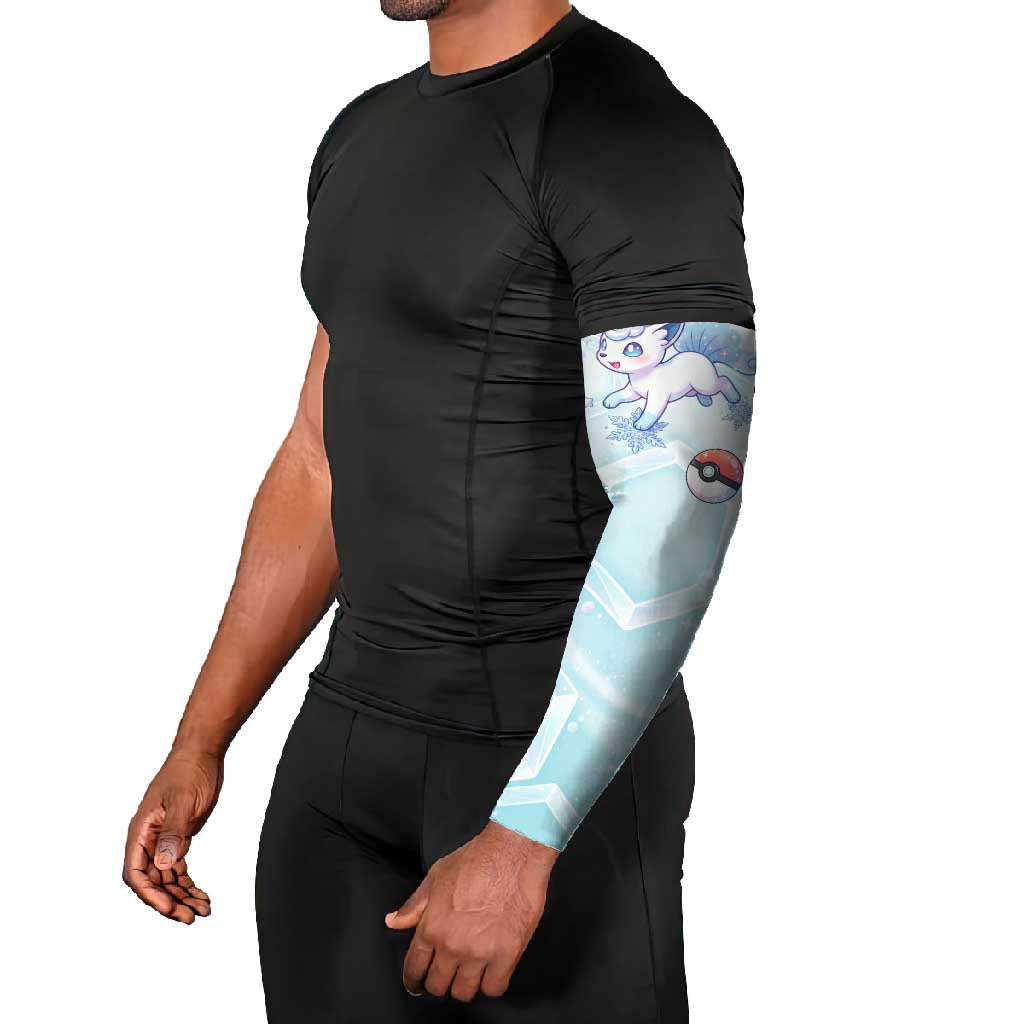 Vulpix Arm Sleeves Frosted Pastel Ice Crystal Art