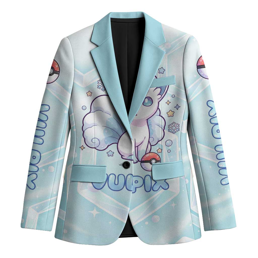 Vulpix Blazer Frosted Pastel Ice Crystal Art