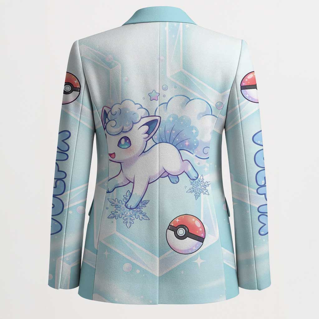 Vulpix Blazer Frosted Pastel Ice Crystal Art