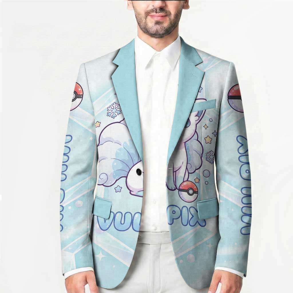 Vulpix Blazer Frosted Pastel Ice Crystal Art