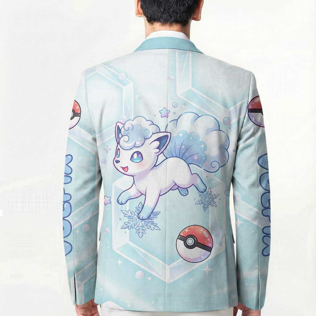 Vulpix Blazer Frosted Pastel Ice Crystal Art