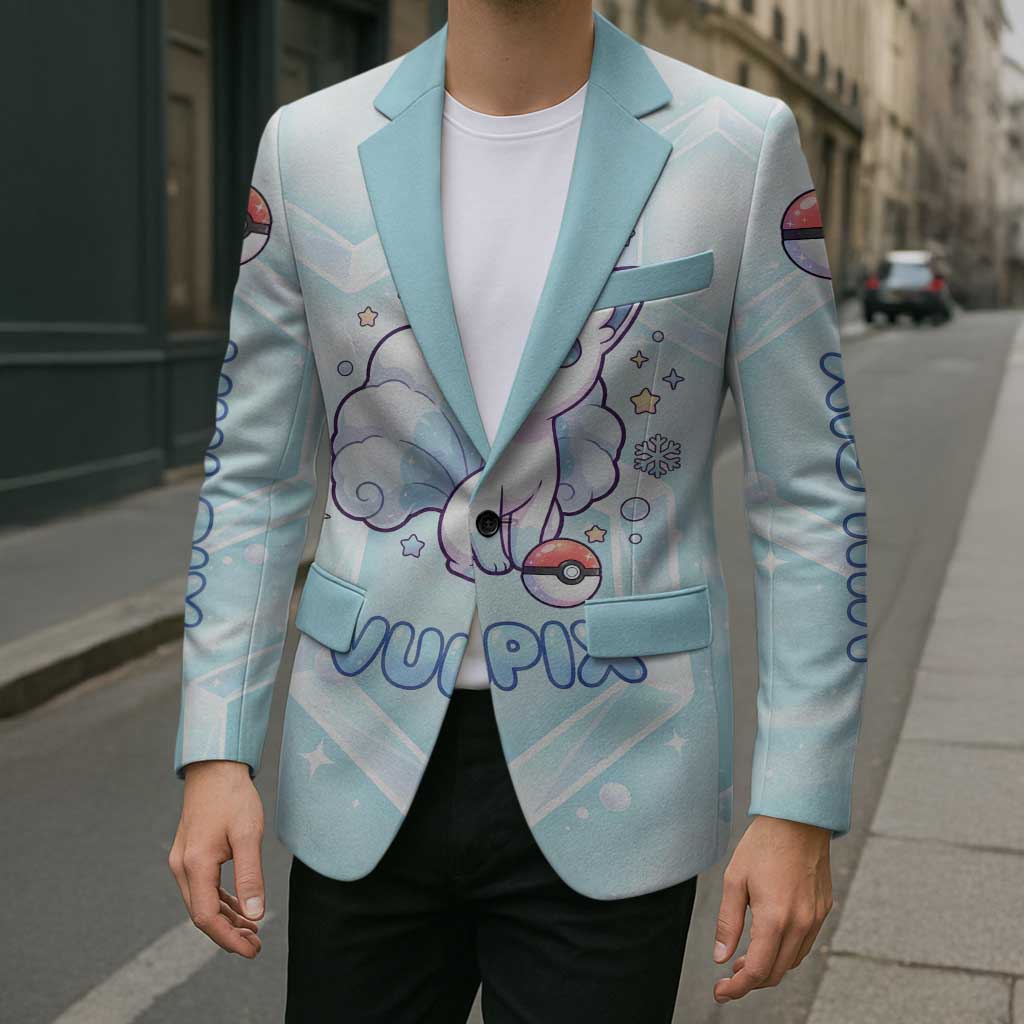 Vulpix Blazer Frosted Pastel Ice Crystal Art