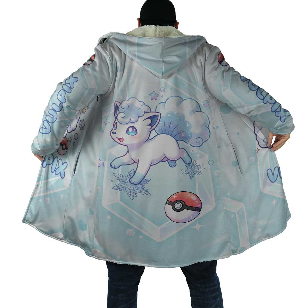 Vulpix Cloak Frosted Pastel Ice Crystal Art