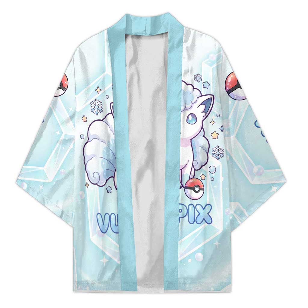 Vulpix Kimono Frosted Pastel Ice Crystal Art