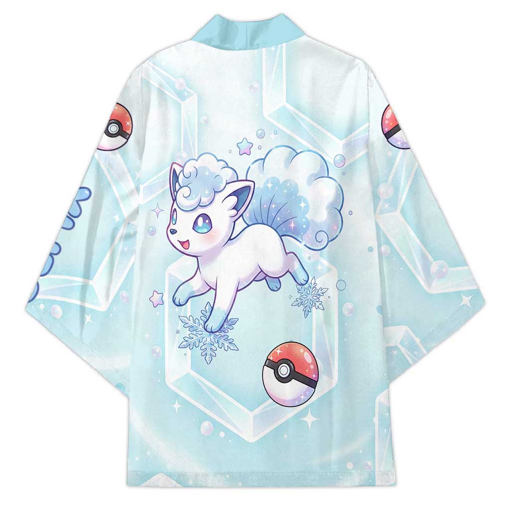Vulpix Kimono Frosted Pastel Ice Crystal Art
