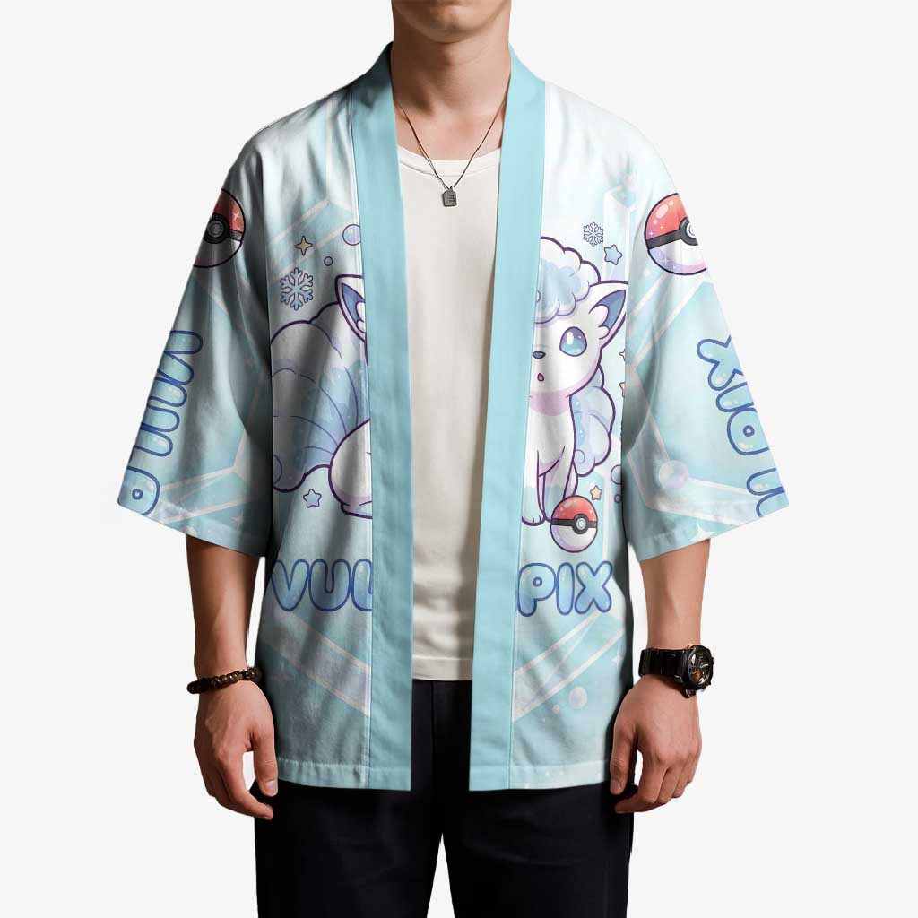 Vulpix Kimono Frosted Pastel Ice Crystal Art