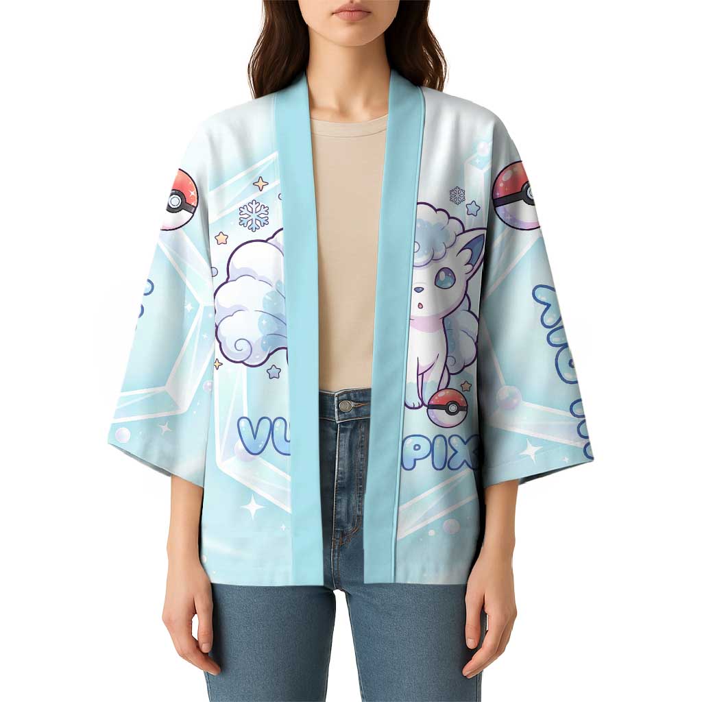Vulpix Kimono Frosted Pastel Ice Crystal Art