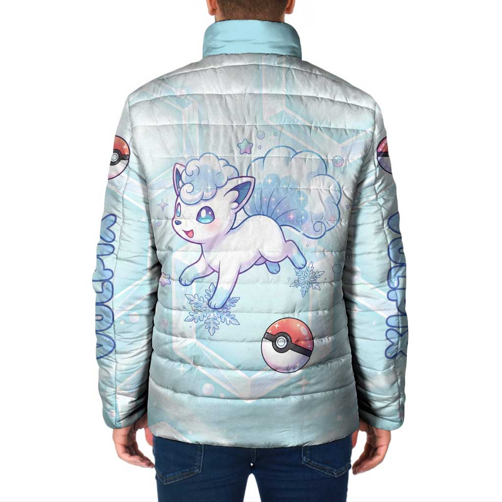 Vulpix Padded Jacket Frosted Pastel Ice Crystal Art