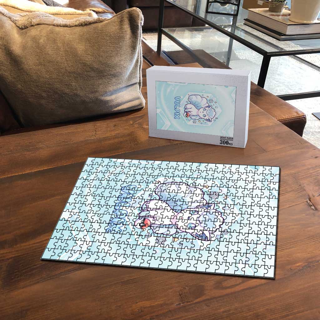 Vulpix Puzzle Frosted Pastel Ice Crystal Art