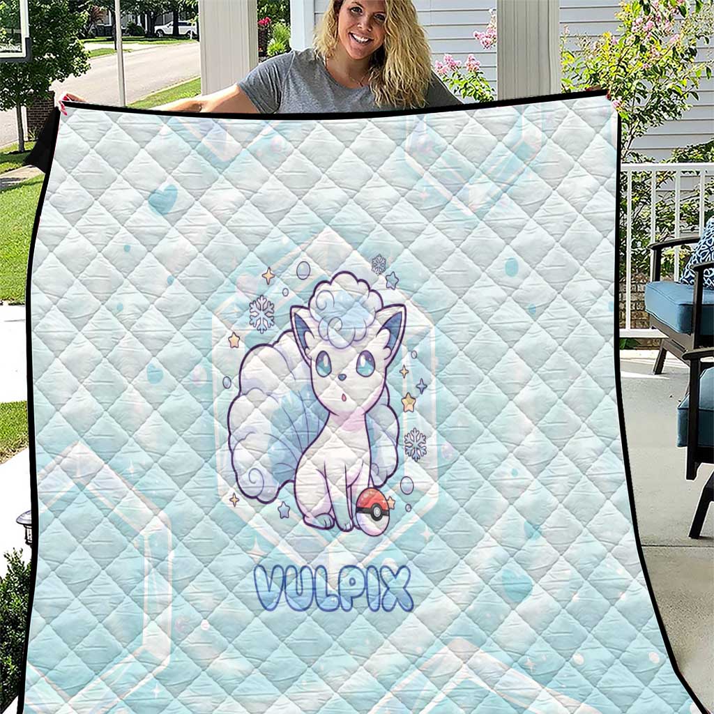 Vulpix Quilt Frosted Pastel Ice Crystal Art