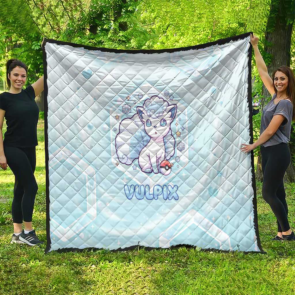 Vulpix Quilt Frosted Pastel Ice Crystal Art