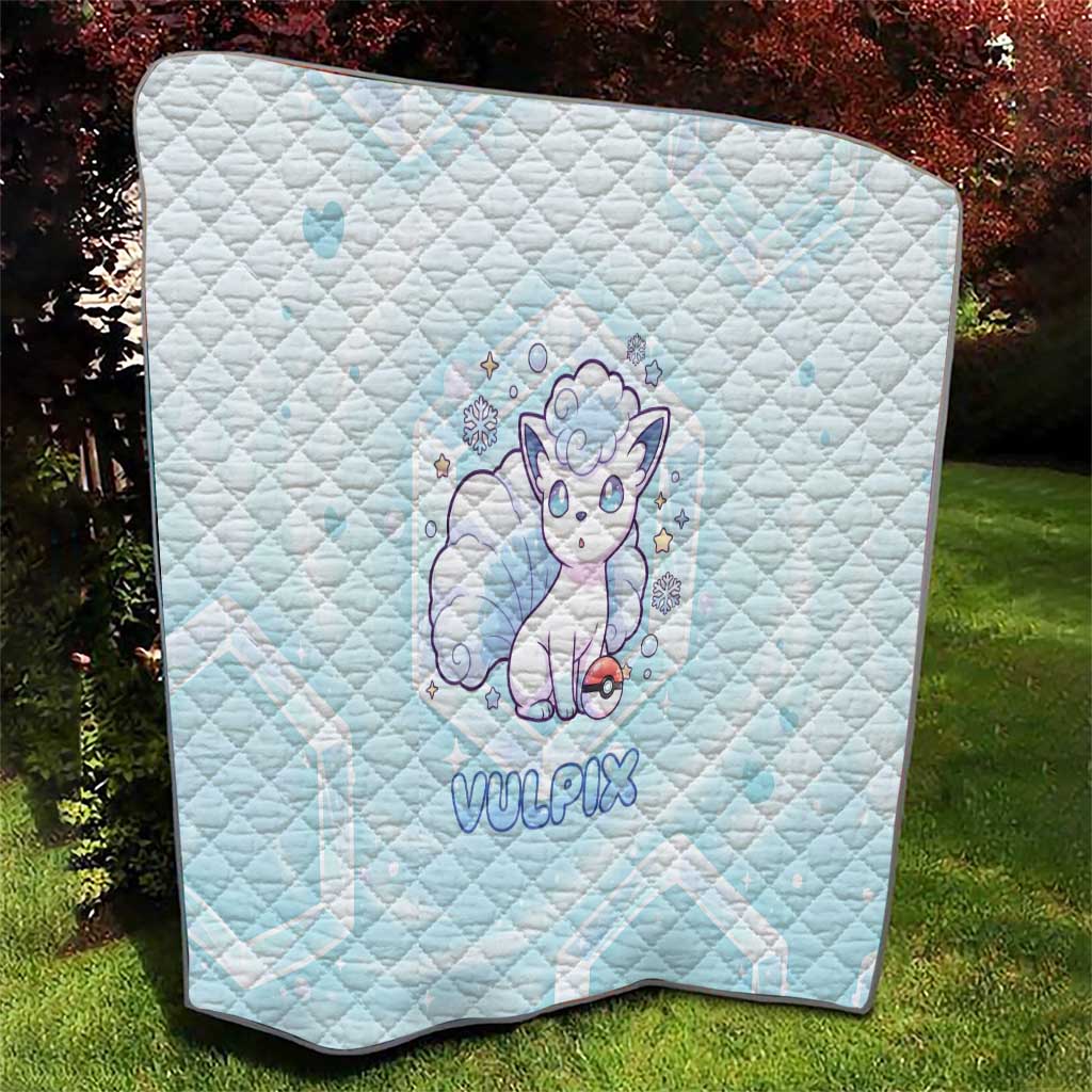 Vulpix Quilt Frosted Pastel Ice Crystal Art