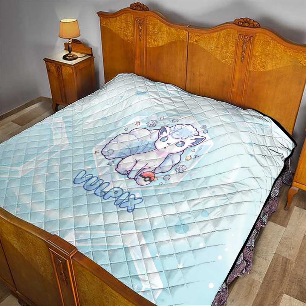 Vulpix Quilt Frosted Pastel Ice Crystal Art