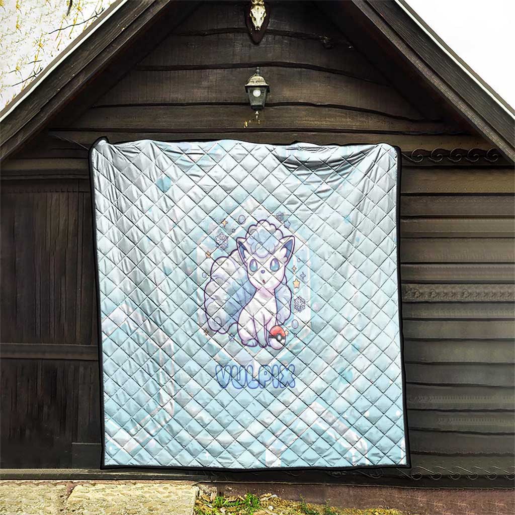 Vulpix Quilt Frosted Pastel Ice Crystal Art