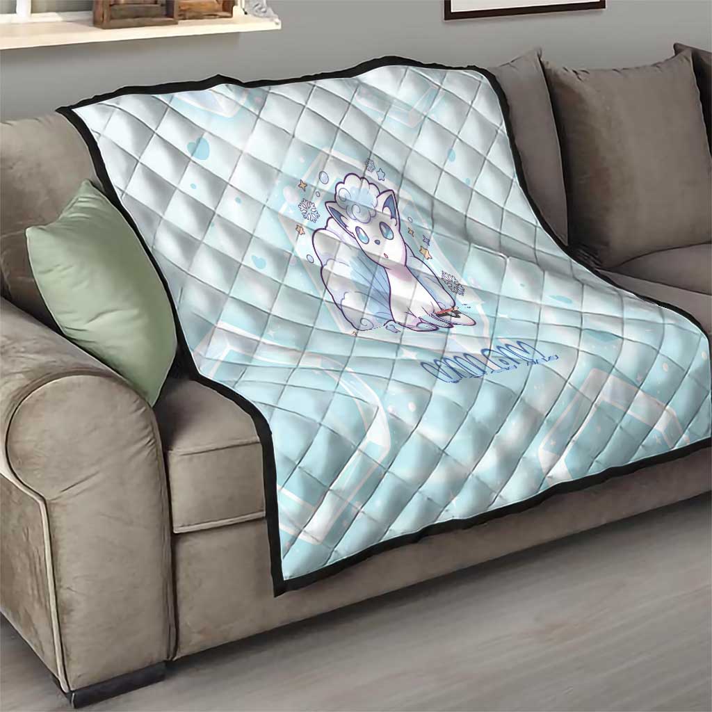 Vulpix Quilt Frosted Pastel Ice Crystal Art