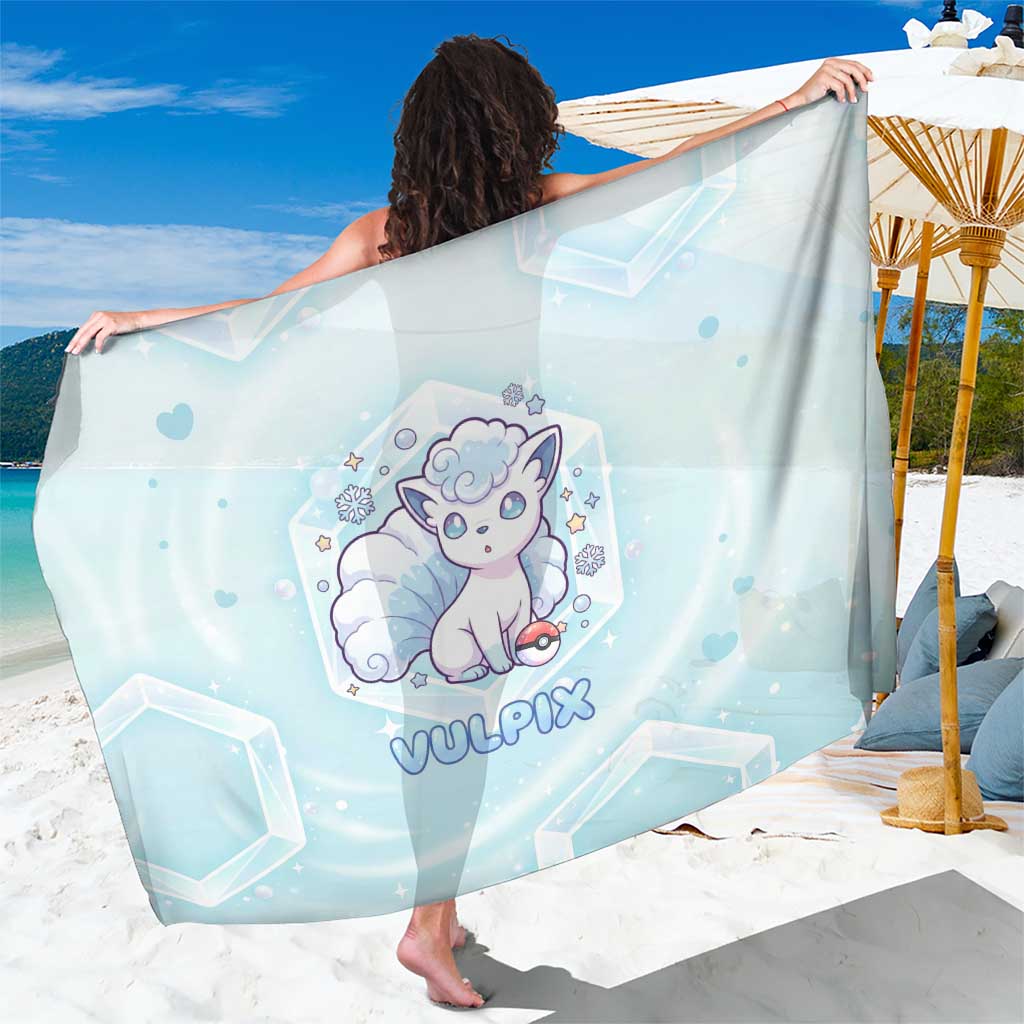 Vulpix Sarong Frosted Pastel Ice Crystal Art